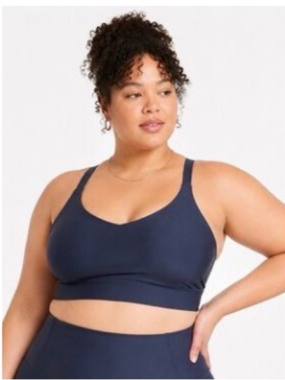 All in Motion Effortless Support Navy bra XXL